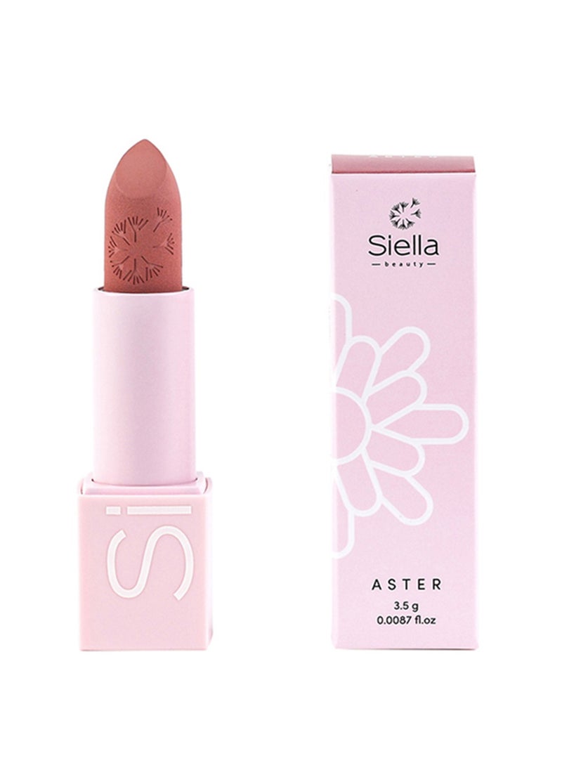Siella Beauty - Aster Flower Power Matte Lipstick Upto 10hr Long Lasting Lipstick Made In Italy - Image 1