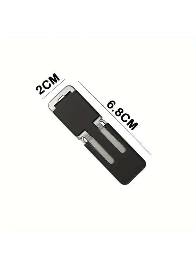 Blue Stainless Steel Phone Holder Stand Adjustable Angle Height Ergonomic Design - Image 5