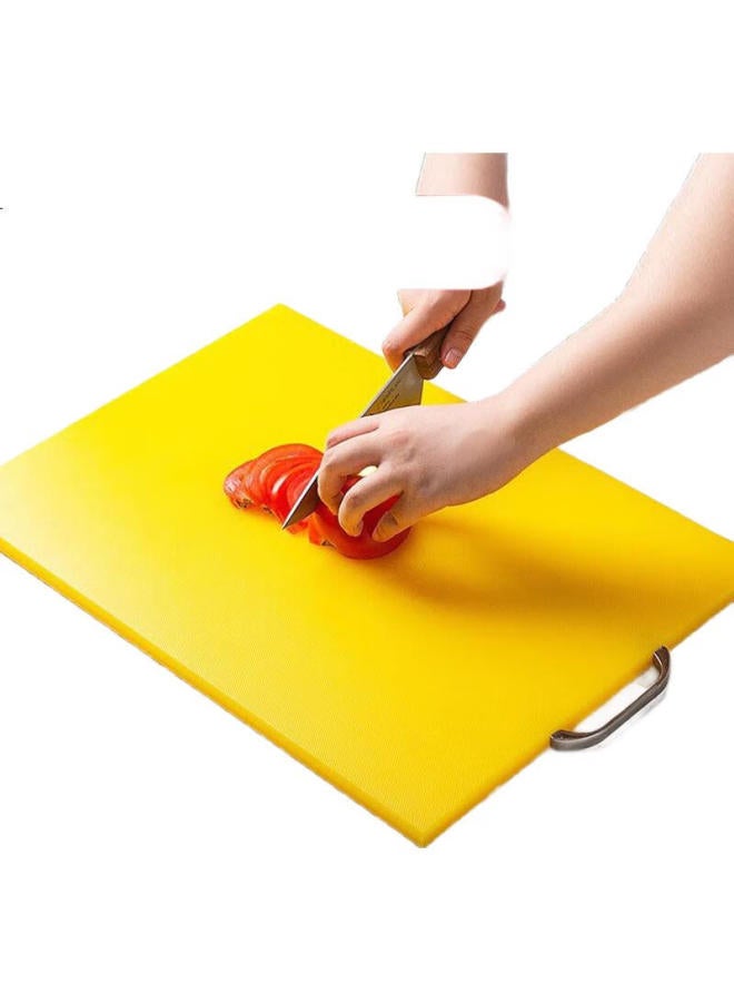 All-round Quanshi With Handle 44*31*2Cm Pe Cutting Board For Meat, Vegetables, Chopping, Butchering, Plastic Chopping Block, Cutting Board, Food Prep Board - Image 1
