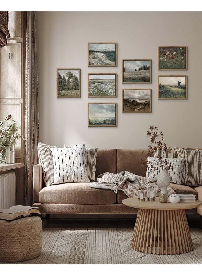Home Trove Insimsea The Vast Grassland Wall Art Room Decor, Classical Scenery Oil Painting Canvas Art Wall Decor, Home Wall Decor For Bedroom Living Room Bathroom Decor Canvas Art 8X10In  - Image 2