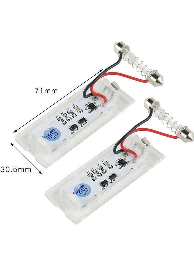 Techmaster Bmw X5 E53 99-06 X3 E83 03-10 License Plate LED Lighting Lamp  - Image 3