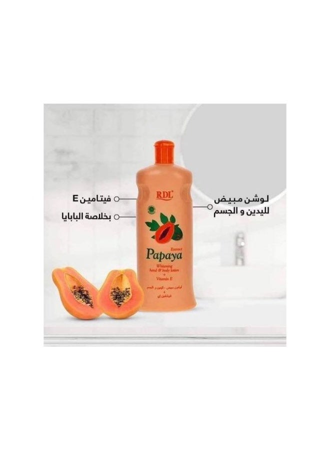 RDL Papaya Whitening Hand and Body Lotion 200 ml - Image 3