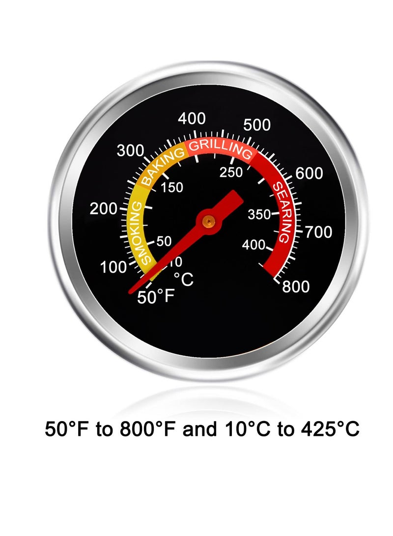 Excefore BBQ Grill Thermometer - 2.3 Inch Smoker Temperature Gauge for Precise Meat Cooking - Perfect for Beef, Pork, Lamb - Fahrenheit Heat Indicator for Charcoal & Gas Grills - Image 2