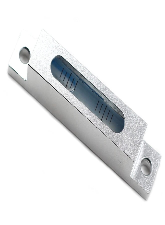 Preamer 80mm High Accuracy Alloy Metal Housing Engineers Workshop Spirit Levels Bubble Spirit Level Leveler for Equipment,Building, Vehicles,Dumpers White - Image 1