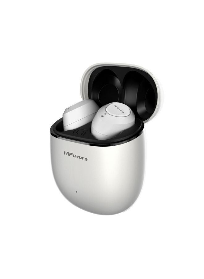 HiFuture OlymBuds3 25Hrs Comfort Fit Wireless Earbuds, White Color, HEO3 - Image 1