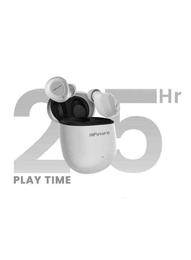 HiFuture OlymBuds3 25Hrs Comfort Fit Wireless Earbuds, White Color, HEO3 - Image 3