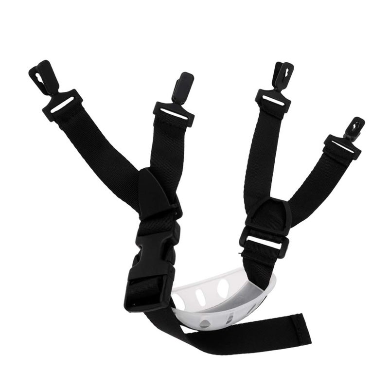 klarako Professional 4Point Workwear Adjustable Safety Chin Strap Hard Hat Helmet with Chin Cup - Image 1