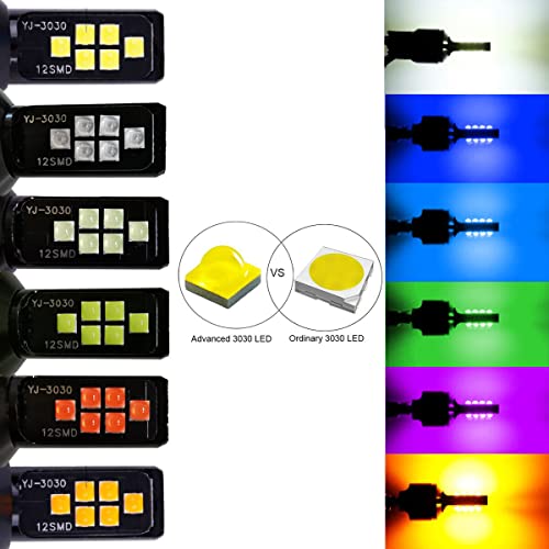 SOCAL-LED LIGHTING 2x HB3 H10 9005 9145 LED Fog Light Bulb for Powersports Advanced 3030 SMD Bright Colorful Daytime Running DRL Lamp, Green - Image 4