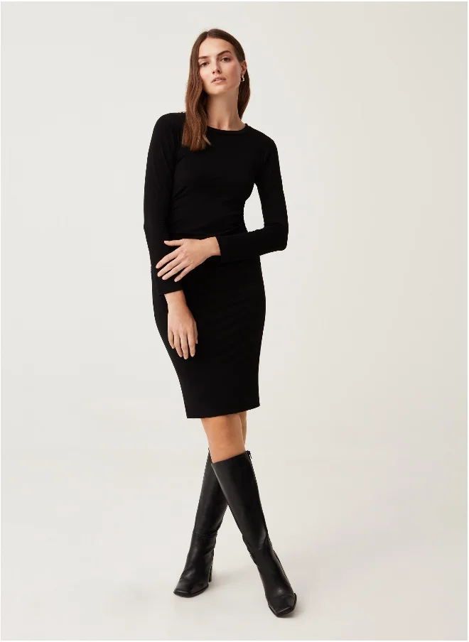 او في اس Ovs Womens Stretch Pencil Dress