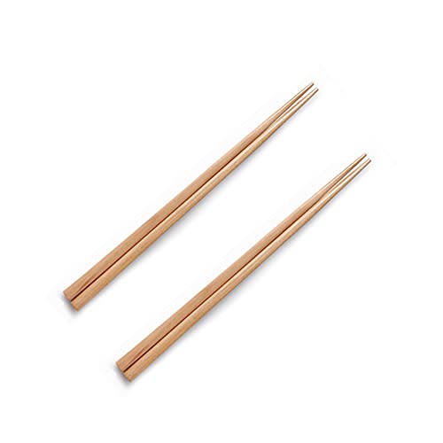 Ecloud Shop® Wooden Spoon Chopsticks Sets Korean Dinnerware Combinations 2pcs - Image 4