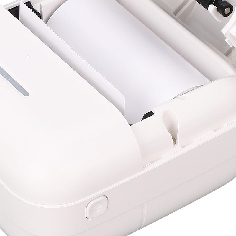 Portable Thermal Sticker Printer with Bluetooth Connectivity for Mobile Devices - Includes 10 Rolls of 57 x 26 mm Self Adhesive Paper - Inkless Printing for Office and Personal Use - Image 4