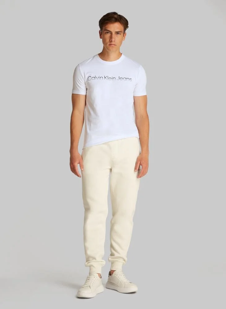 Calvin Klein Jeans Logo Print Crew Neck T-Shirt
