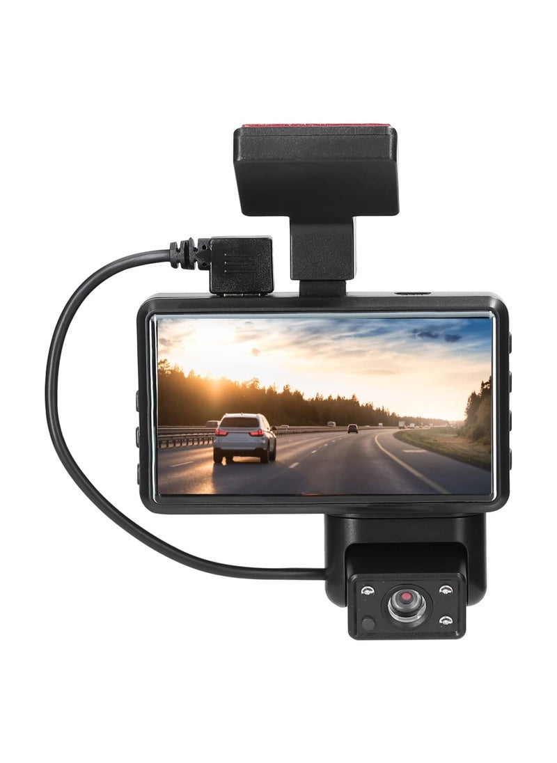 AROAQ 1080P DVR Dash Camera Front & Inside Dual Camera Driving Recorder 3 Inch Screen Dashcam  - Image 2