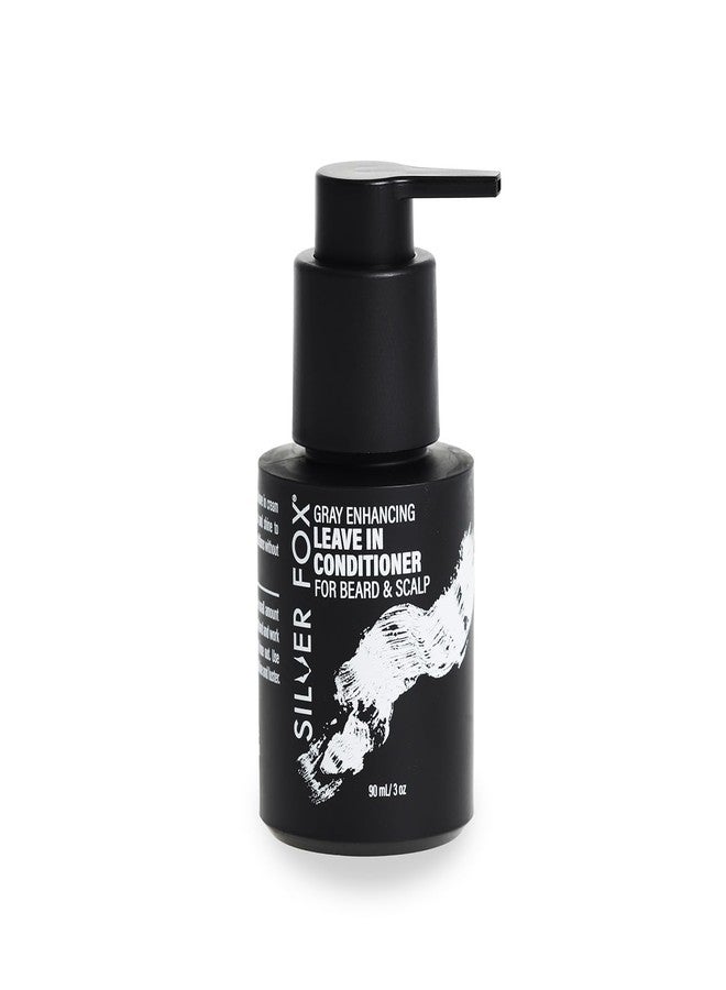 Godefroy Silver Fox Gray Enhancing Beard Brightener For All Hair Types, Leave-In Conditioner Moisturizing Treatment for Gray & Silver Hair Non-Greasy Lightweight for Men’s Beard & Scalp 3 OZ - Image 1