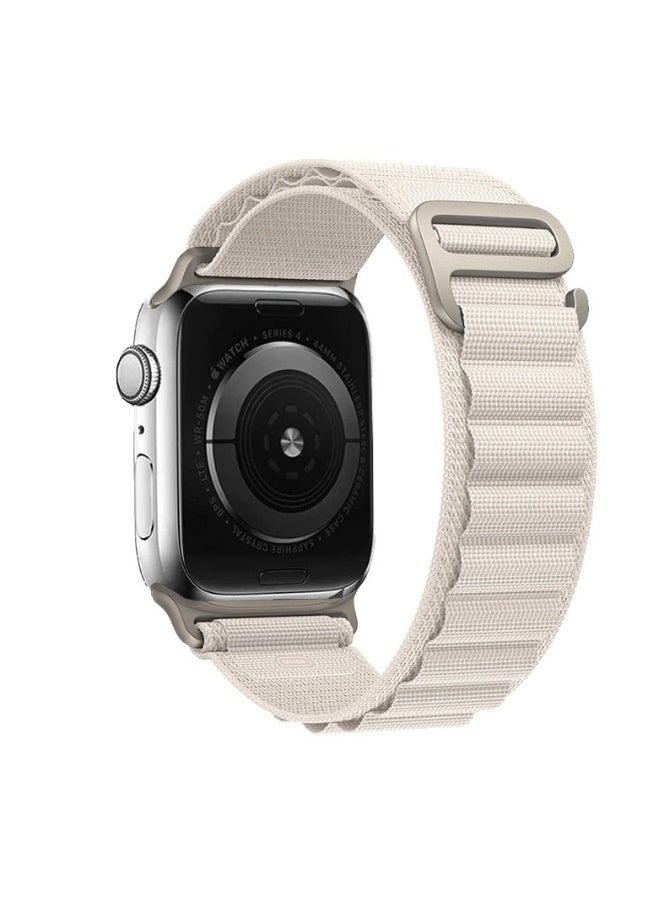Generic - Replacement Ultra Alpine Loop Band Strap Compatible with Compatible with 42mm(Series 10)/41mm/40mm/38mm for All Series Starlight - Image 1