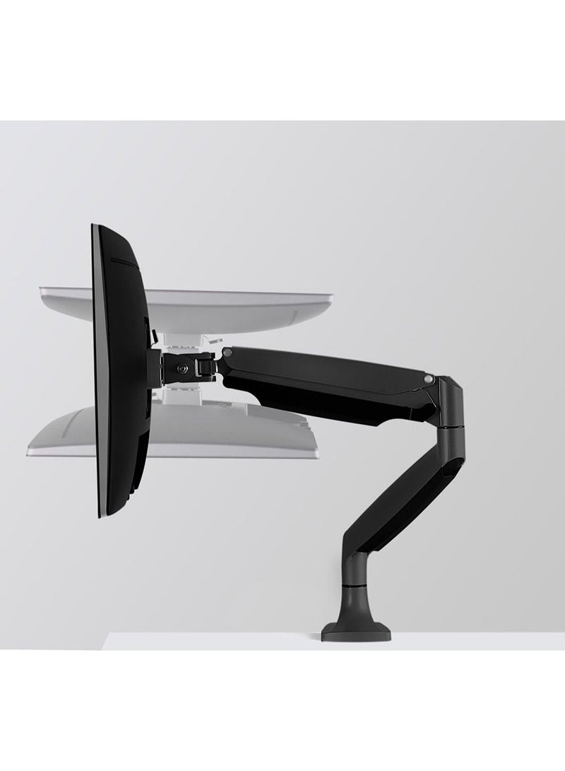 Single Monitor Arm Desk Mount | Gas Spring Monitor Arm | Full Motion Articulating Height Adjustable | Fits 21 22 23 24 27 30 32 Inch VESA Compatible Computer Screen - Image 4