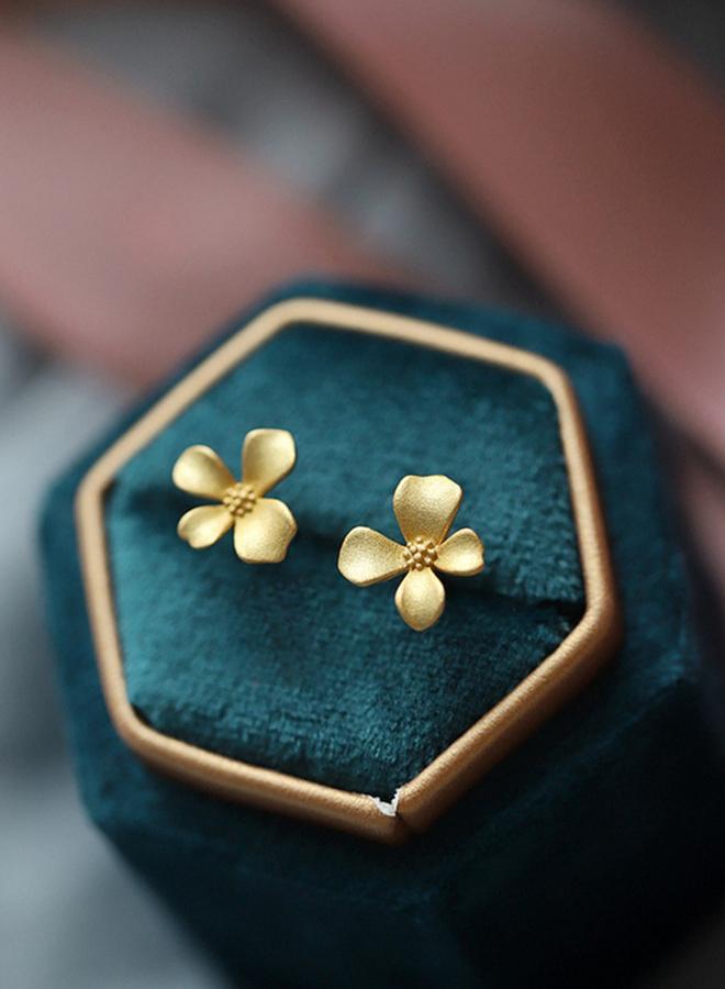 Take Two Flower Blossom Stud Earrings - Image 4