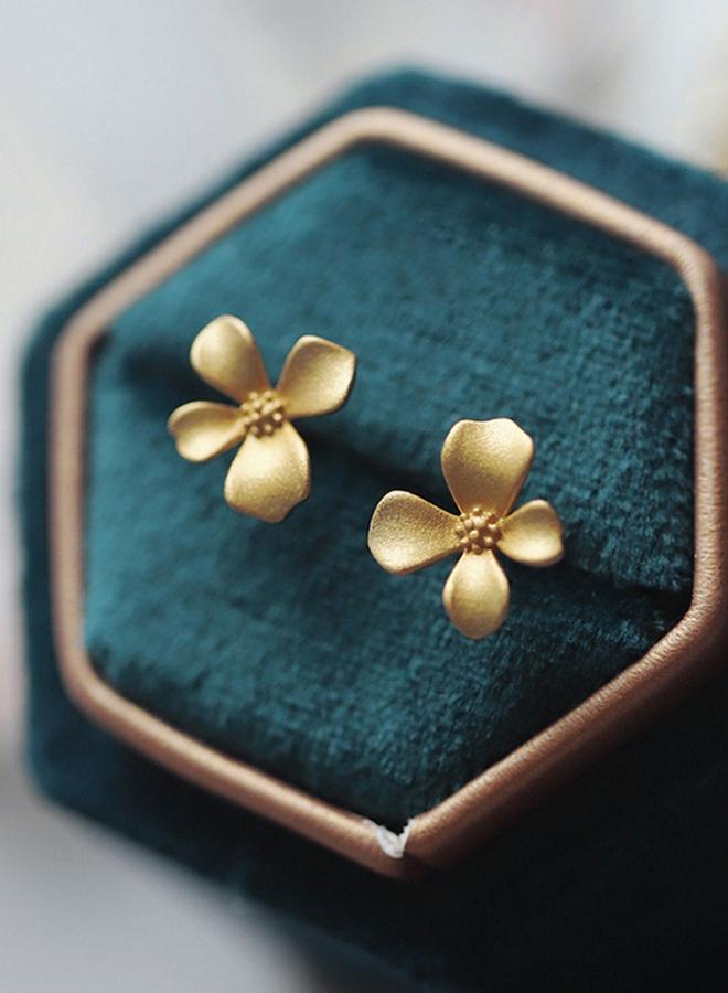 Take Two Flower Blossom Stud Earrings - Image 2