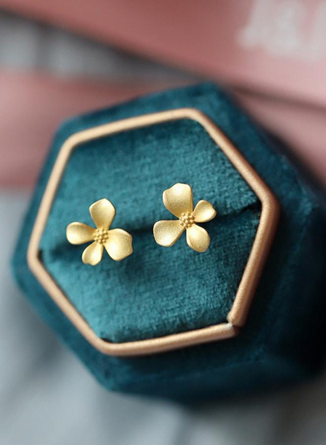 Take Two Flower Blossom Stud Earrings - Image 3