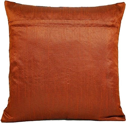 Belive-Me Home 3D Jute Multicolor Cushion Covers 16x16 inches Set of 5 - Multi Peacock Style - Image 5