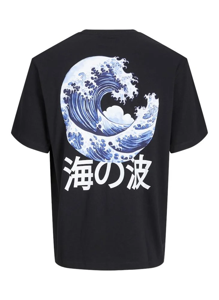 جاك اند جونز Jorfuji Crew Neck T-Shirt