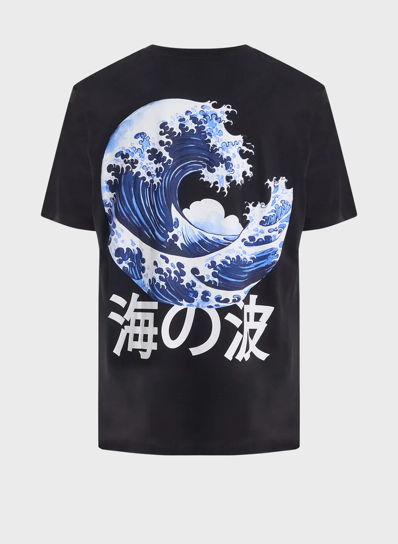 JACK & JONES Jorfuji Crew Neck T-Shirt