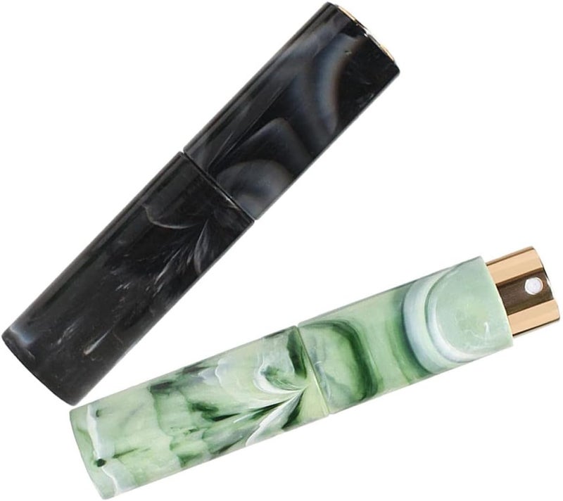 10ml Portable Refillable Perfume Spray Bottles 2pcs Plastic Cosmetic Atomizer Containers for Travel and Essential Oils - Image 1
