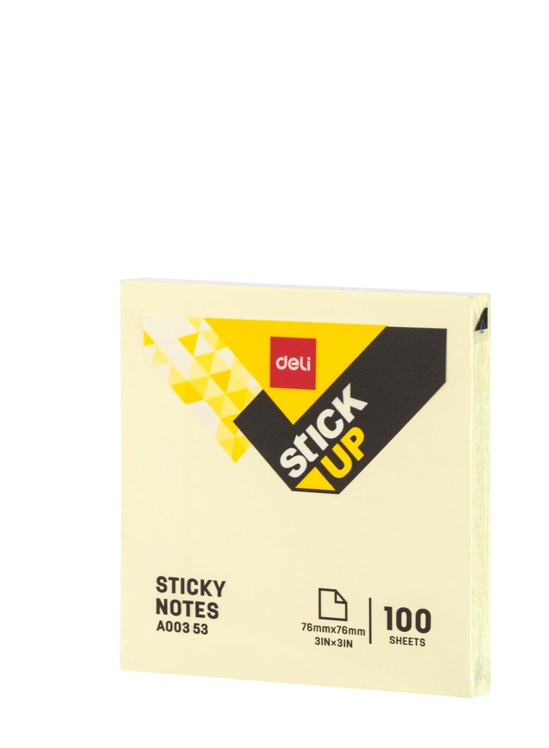 Deli Sticky Note Yellow 76x76 Mm 3x3 1x100 1x12 - Image 4