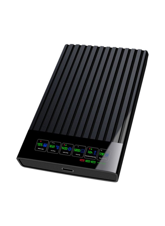 Smart Digital Display 2.5 "Laptop External Type-c Mobile Hard Disk Box SATA Serial Port-Color:U25T-P-AC  - Image 4
