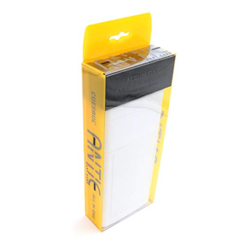 CUESOUL ANTIE Hard Dart Case White, Holds 6 Steel/Soft Tip Darts & Extra Tips, Shafts & Flights, Durable Use - Image 2