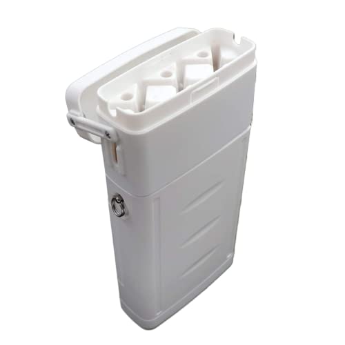 CUESOUL ANTIE Hard Dart Case White, Holds 6 Steel/Soft Tip Darts & Extra Tips, Shafts & Flights, Durable Use - Image 1