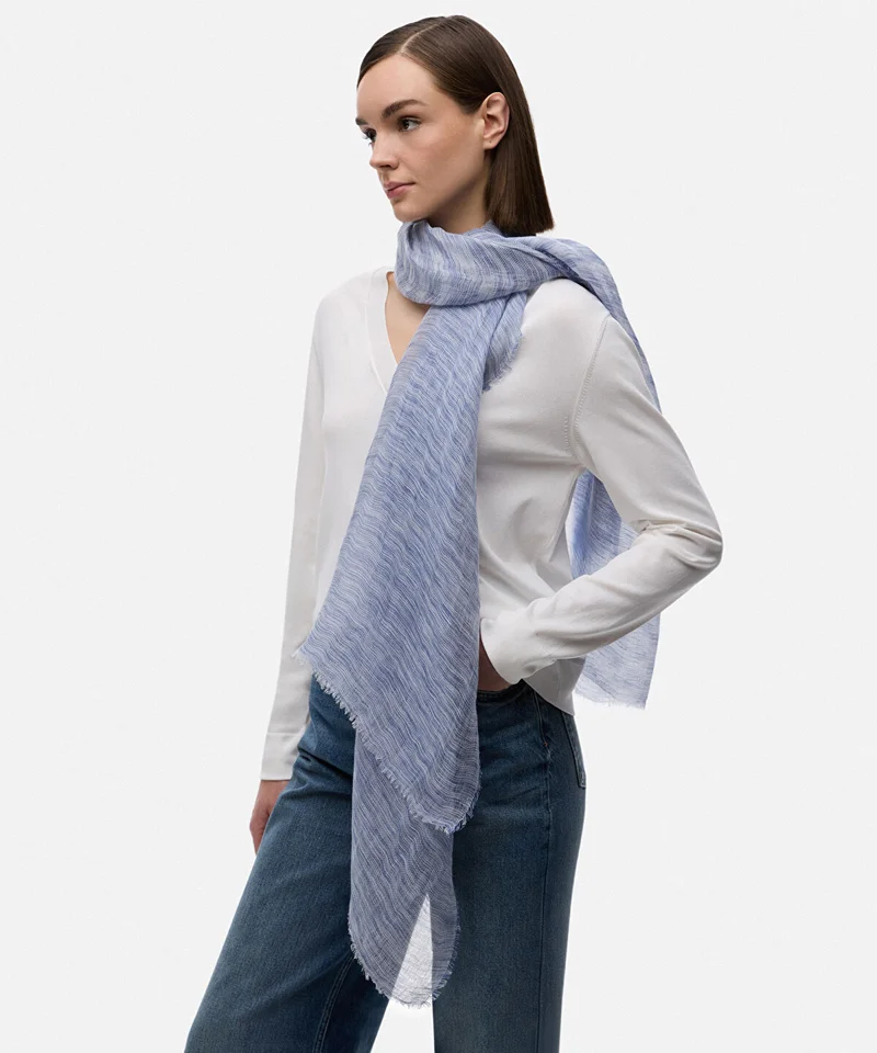 ابيكول Linen-Blend Scarf