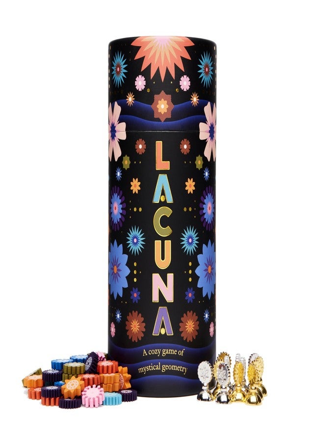 CMYK Lacuna Board Game – A Cozy Game of Mystical Geometry for 2 Player, Like Chess Without The Grid - Image 1