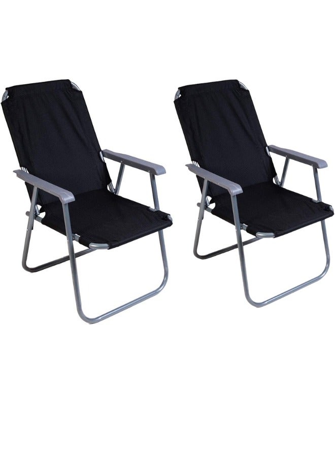 SMART HOME A camping chair set consisting of 2 folding chairs, a picnic chair, a sports chair, an outdoor chair and a garden chair. - Image 4