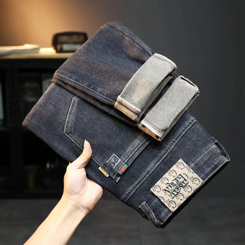 Unisex Casual Daily Denim Jeans - Image 2