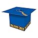 Beistle Beistle Graduate Cap Card Box, 8-1/2-Inch by 8-1/2-Inch, Blue  - Image 2