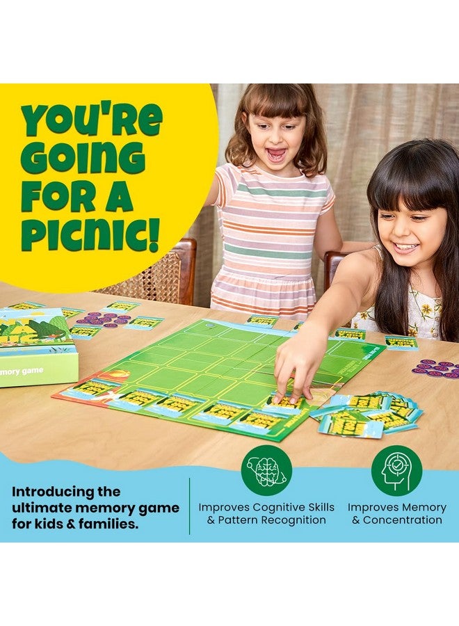 BINCA لعبة بطاقة بينكا - ذهبت في نزهة، لعبة ذاكرة ممتعة للأطفال من عمر 6 سنوات وما فوق، لبناء القدرات المعرفية والتركيز، هدايا للأولاد والبنات، 2-4 لاعبين - Image 3