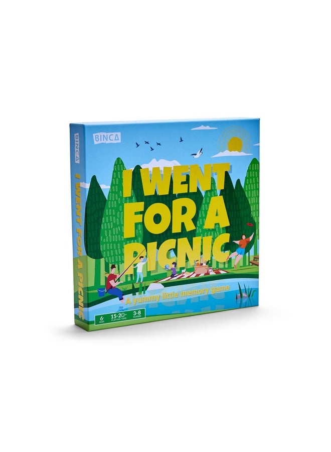 BINCA لعبة بطاقة بينكا - ذهبت في نزهة، لعبة ذاكرة ممتعة للأطفال من عمر 6 سنوات وما فوق، لبناء القدرات المعرفية والتركيز، هدايا للأولاد والبنات، 2-4 لاعبين - Image 1