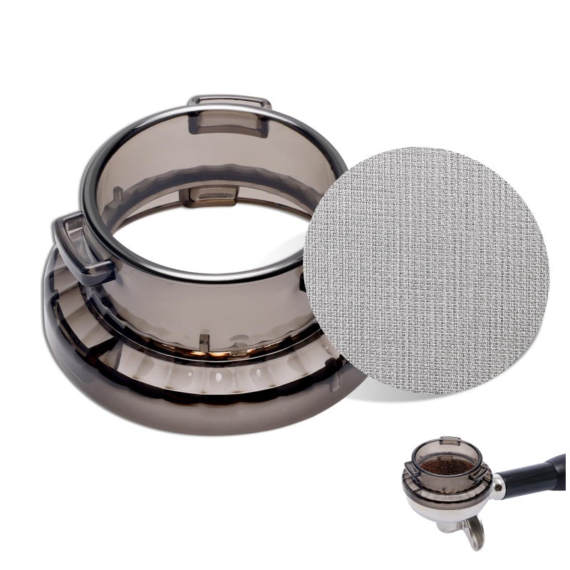54mm Dosing Funnel with 535mm Puck Screen Catcan Espresso Portafilter Funnel for Breville Series Barista