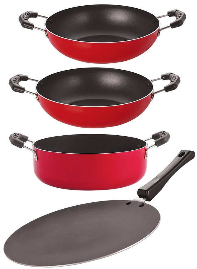 Nirlon Aluminum Cookware Set Standard, CT12_KD11_KD13_CS24 - Image 1