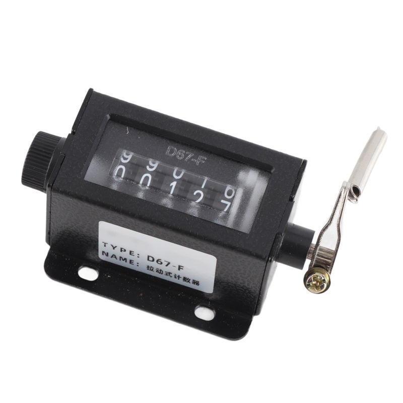 5 Digit Mechanical Counter - Rotating Reset Device Manual Tally Counter for Industrial Machine Press Printing Applications - Image 3