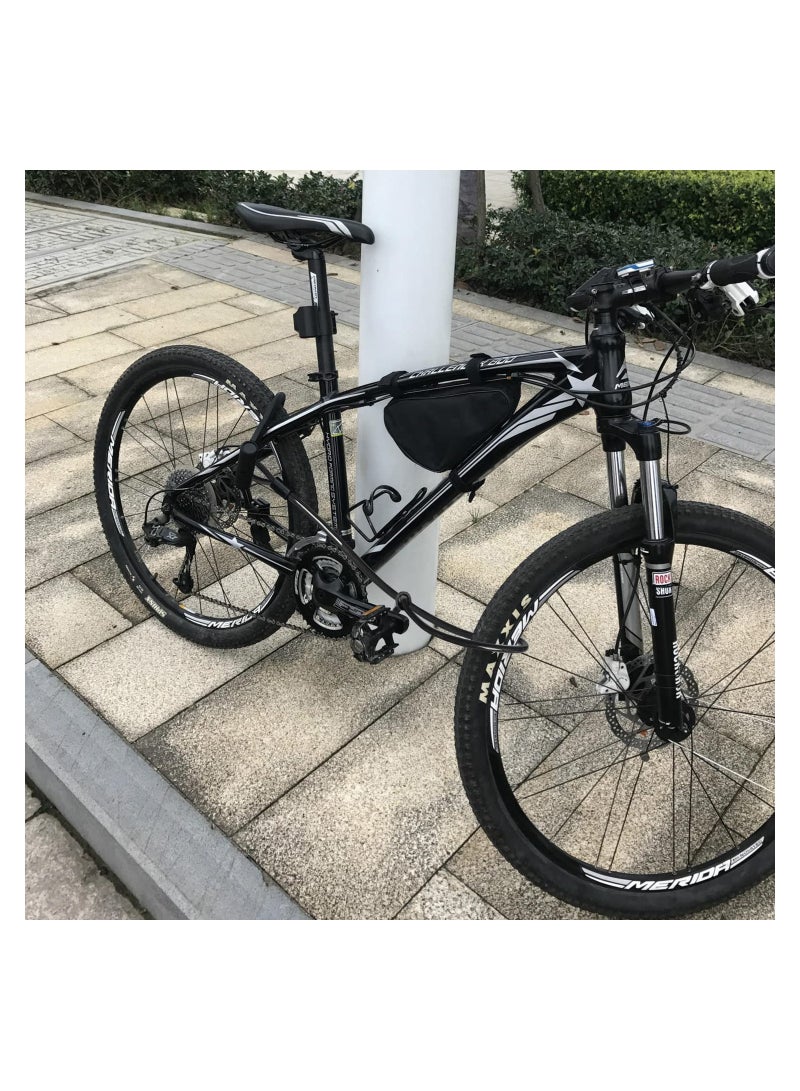 SOLARAE Heavy Duty Bike U Lock with 16mm Shackle, Secure Combination Lock and 4ft Security Cable, Ideal for E-Bikes, Mountain Bikes, and Road Bikes (Small Size) - Image 4