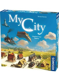 Thames & Kosmos My City ; Family Friendly ; Legacy Board Game ; Kosmos Games ; 2 To 4 Players ; Ages 10 And Up ; Award Winning Designer Reiner Knizia Blue  - Image 1