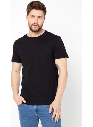 mmetalic Metallic Men's Multicolored T-Shirt Regular Fit Relaxed Cut Crew Neck 3-Piece Basic T-Shirt Pack  - Image 5