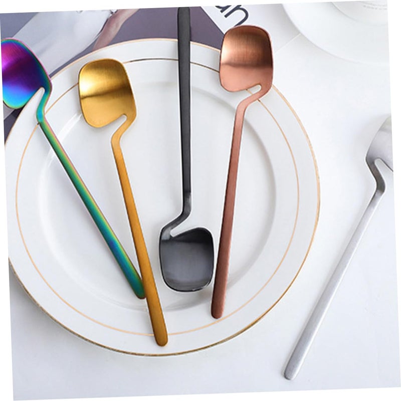Stainless Steel Cutlery Set 4Pcs Knife Fork Spoon Wall Mountable Kitchen Tableware - Image 4