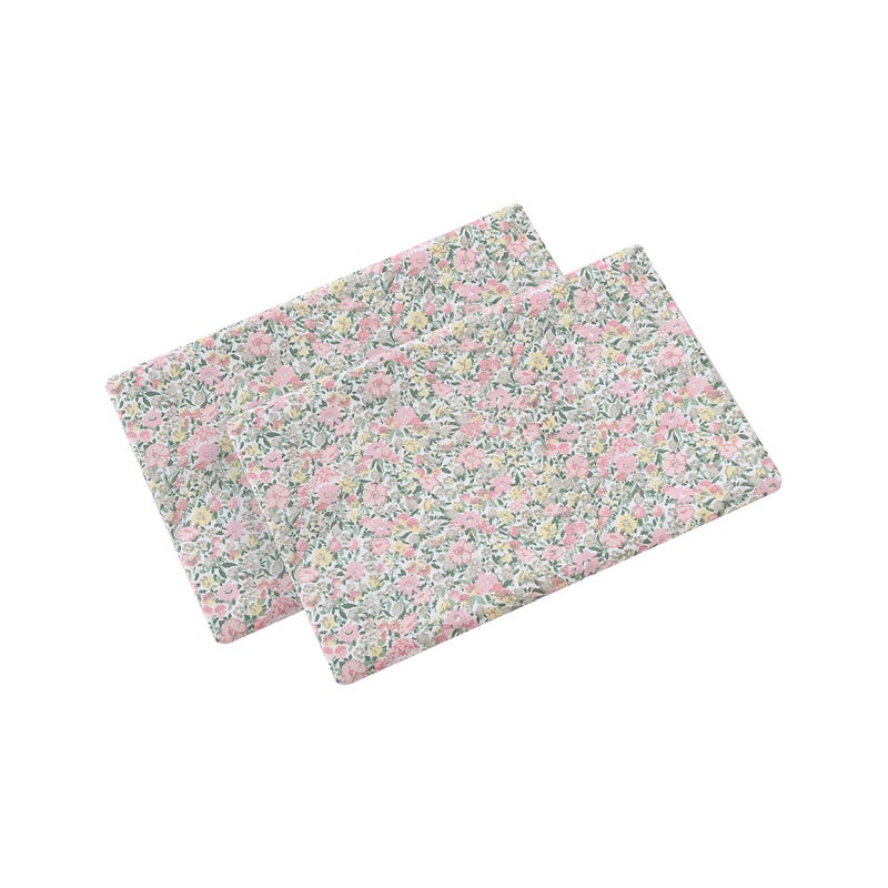 Laura Ashley - Standard Pillowcase Set, Breathable Percale Cotton Bedding, Crisp & Cool for Year Round Use, Coquette Room Decor (Loveston Pink, 2 Piece) - Image 2