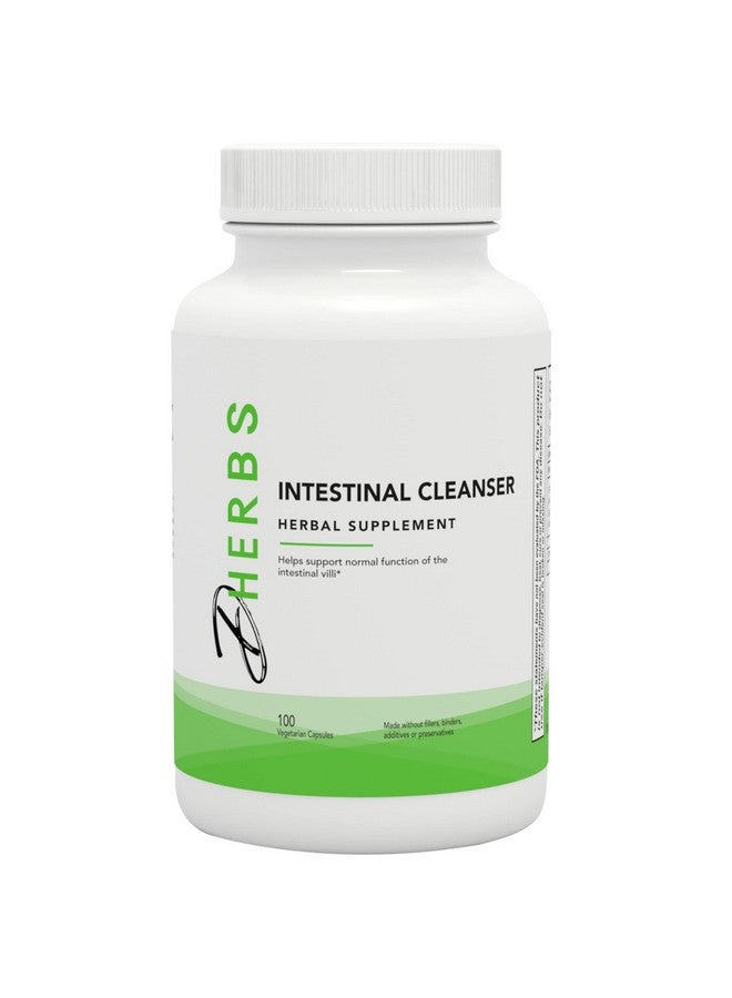 DHerbs Intestinal Cleanser Digestion Supplement, 100 Vegetarian Capsules- Digestive System Cleanse Capsules Made with Pure Herbs - Colon Cleanse Supplement for Overall Gut Wellness - Image 1