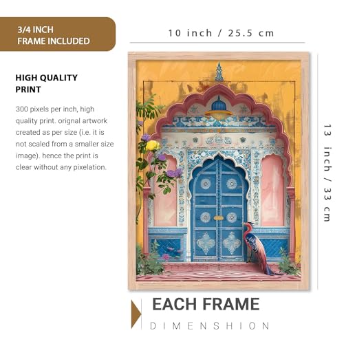 kotart Madhubani Art Paintings with Frame for Home Decoration- Painting for Wall Decoration - Traditional Framed Painting for Living Room Bedroom Office Decor - (10x13 inch, C) - Image 2