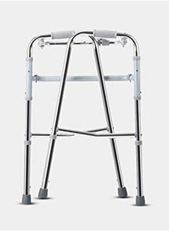 Generic Stainless steel Walker, Walking Frame for Elderly, Four-Legged Walking Stick, Foldable Crutches for Elderly - Non-Slip Walking Stick  - Image 3
