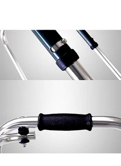 Generic Stainless steel Walker, Walking Frame for Elderly, Four-Legged Walking Stick, Foldable Crutches for Elderly - Non-Slip Walking Stick  - Image 2
